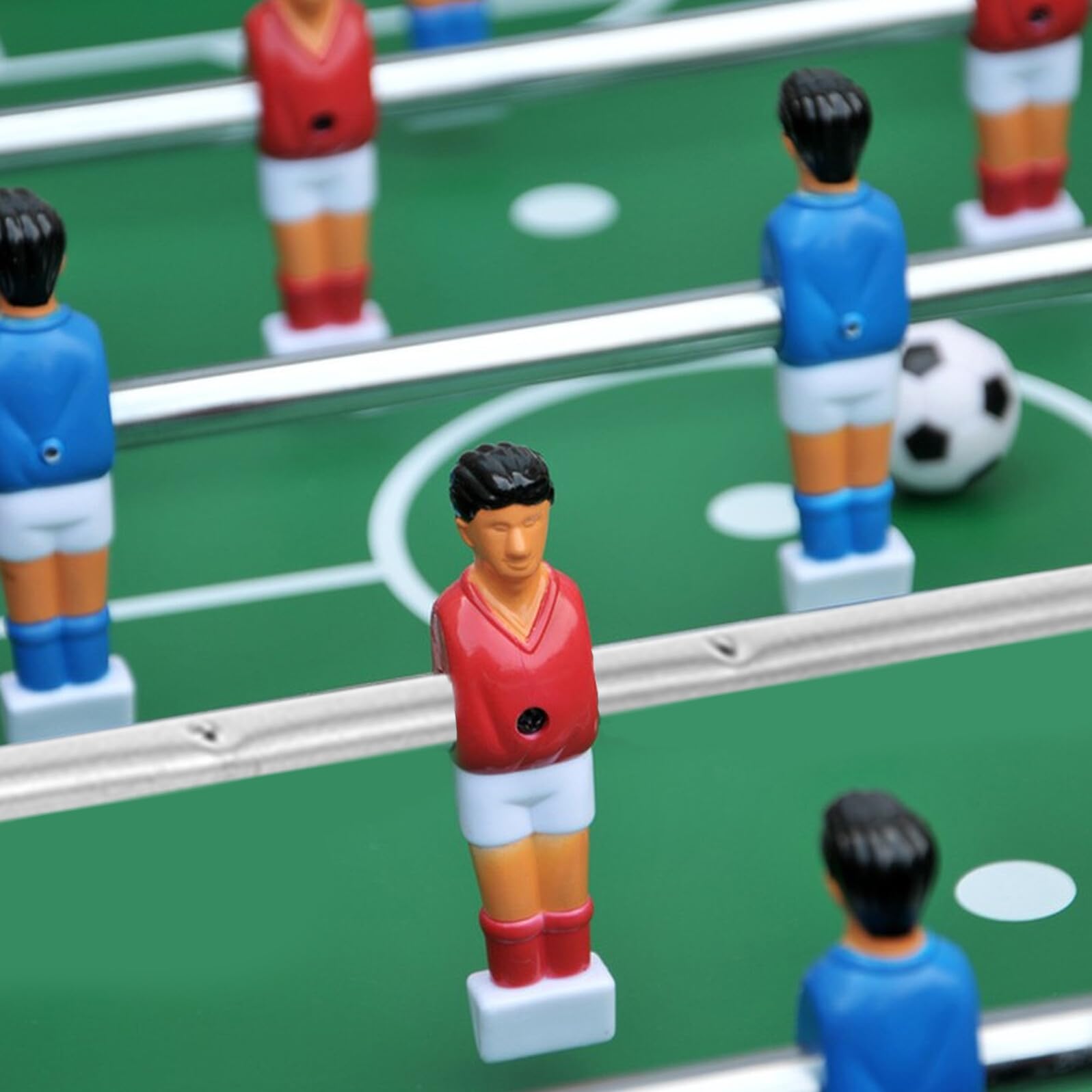 2pezzi Asta Per Calcio Balilla in Metallo Asta Azionamento Per Macchina Da Calcio Da Tavolo Accessorio Sostituzione Per Balilla Facile Installare e Riporre