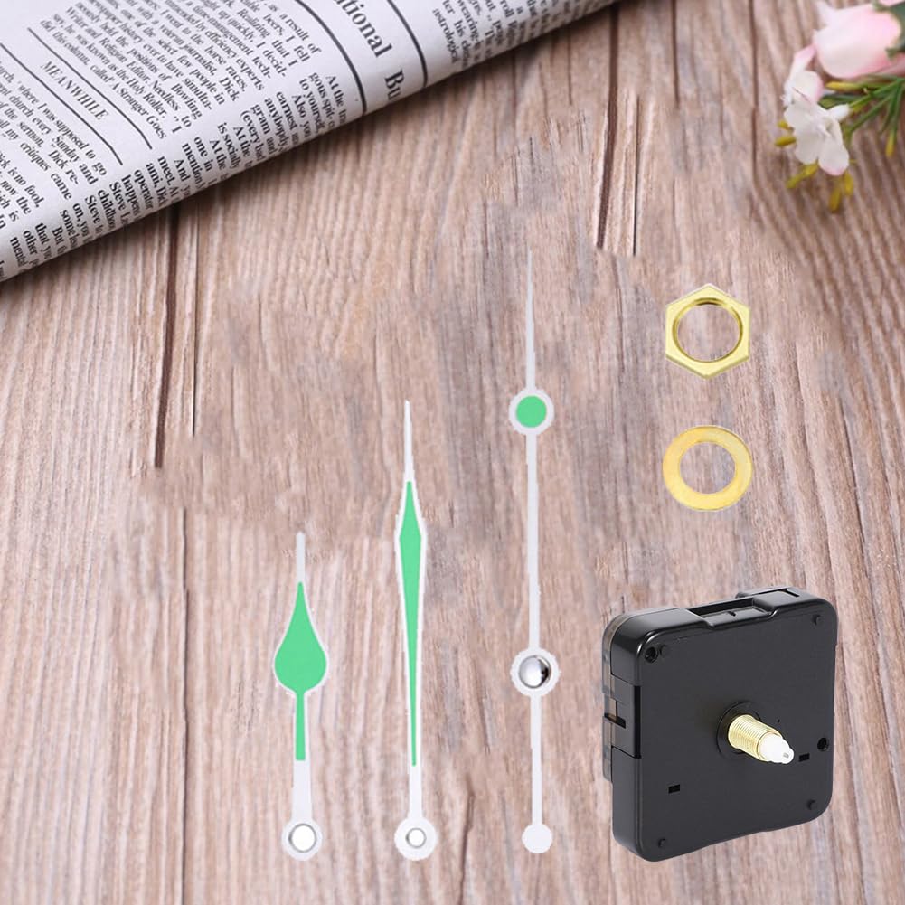 Kit Movimento Orologio Al Quarzo Ultra Silenzioso Nero - Con Lancette Tagliabili Per Fai Da Te - Foto 4