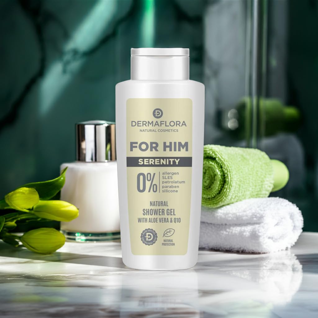 Dermaflora For Him Shower Gel - Serenity 500ml, Clear, 500 ml (Pack of 1) - Image 3