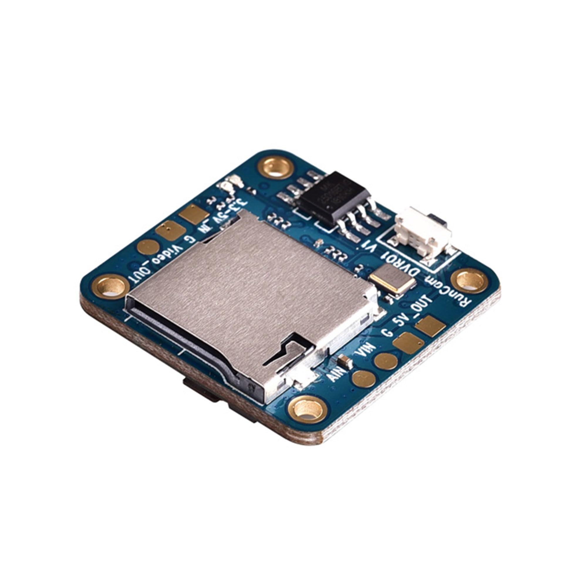RunCam Mini videoregistratore FPV DVR 25 x 25 mm Fori M2 uscita video senza perdita per VTX per telecamera FPV drone FPV