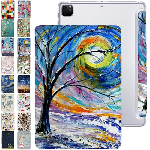 Image of DuraSafe Cases for iPad Pro 12.9 inch 4th Generation Printed Cover A2229 MY2H2HN /A MY2J2HN /A A2069 MXAT2HN /A MXAV2HN /A MXAU2HN /A MXAW2HN /A A2233 MY3K2HN /A MY3J2HN /A MXFY2HN /A MXG02HN /A - Color Emblem