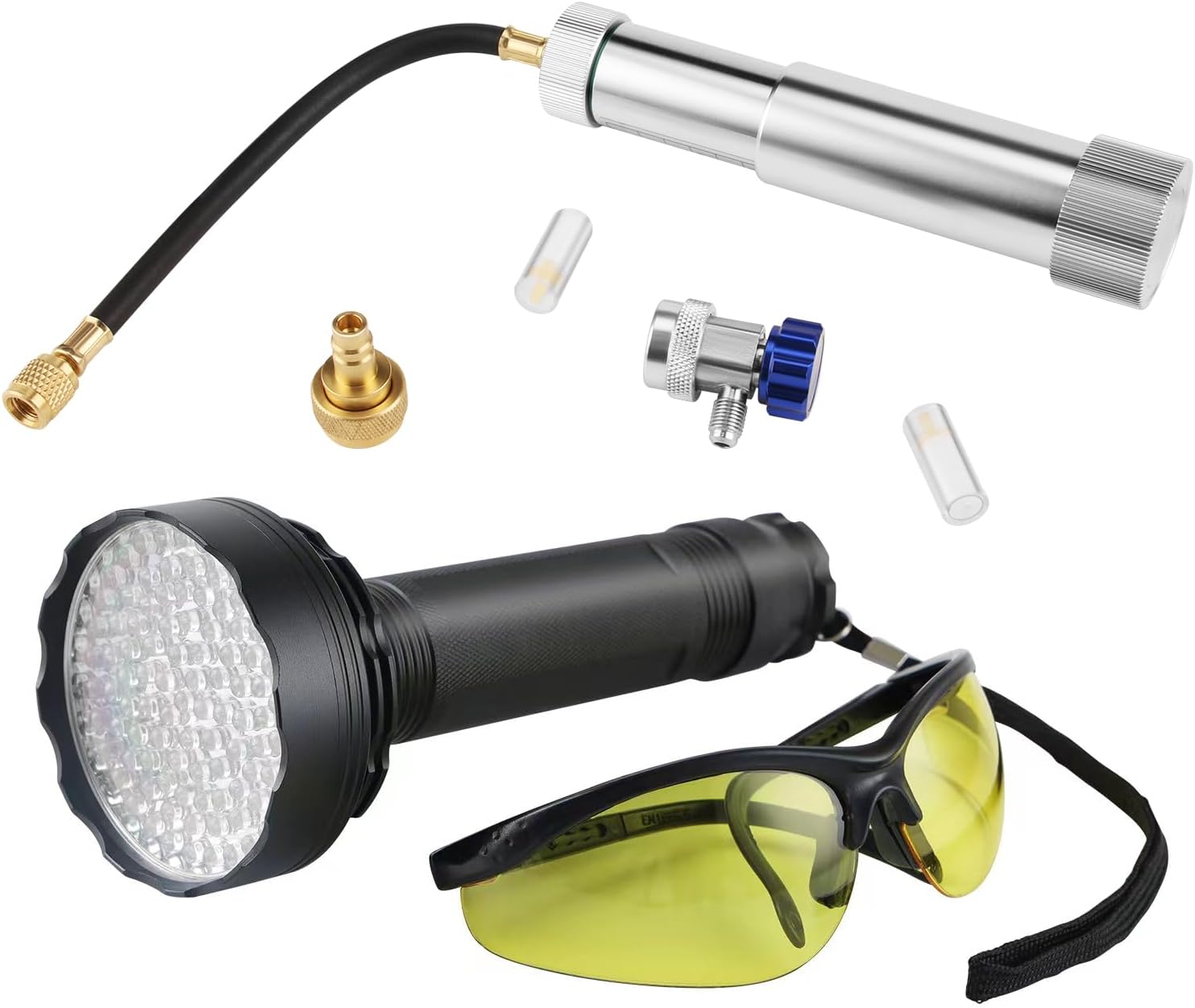 Lichamp AC Leak Detector Kit with AC Oil Injector R134A