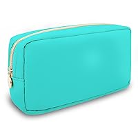 Vista 71 de Estuche pequeño para lápices y maquillaje para bolso, lindo estuche de lápices, bolsa de pinceles de maquillaje de nylon con cremallera, estuche