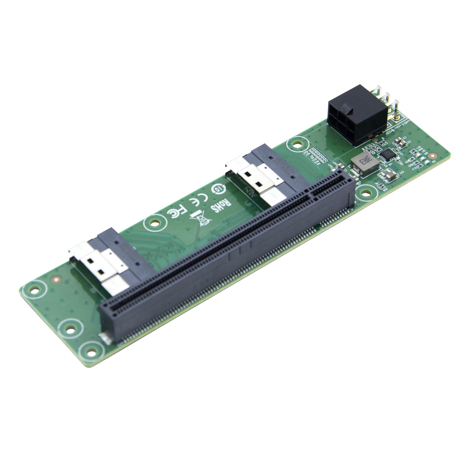 Amazon.com: Dual SlimSAS 8i to PCIe x16 Slot Adapter, GEN4 PCIe4.0