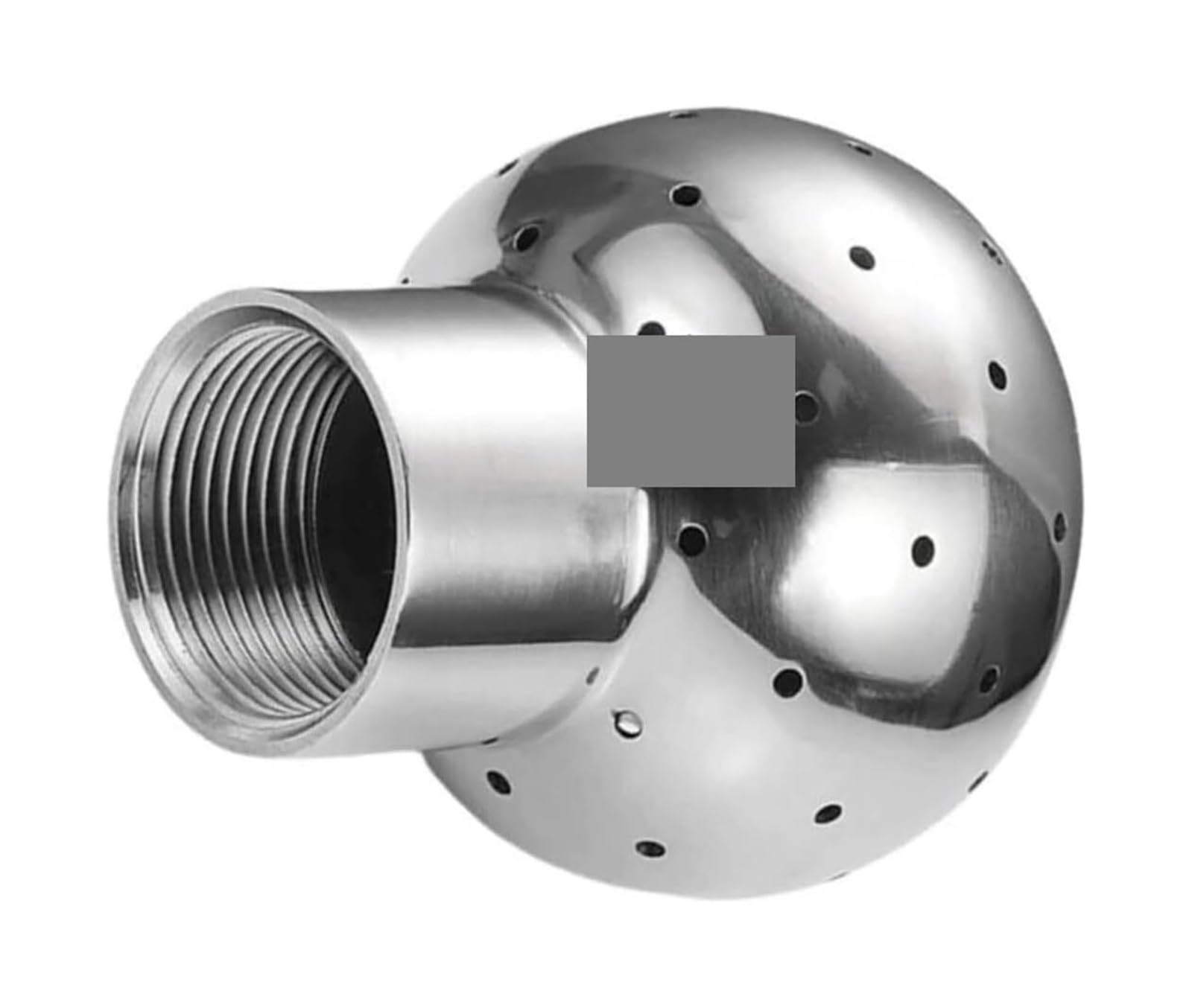 EAmrfvqt Stainless Steel Spray Ball 1/2-2 inch 304/316L Internal Thread Sanitary Tank Cleaning(Dn25,SS304)