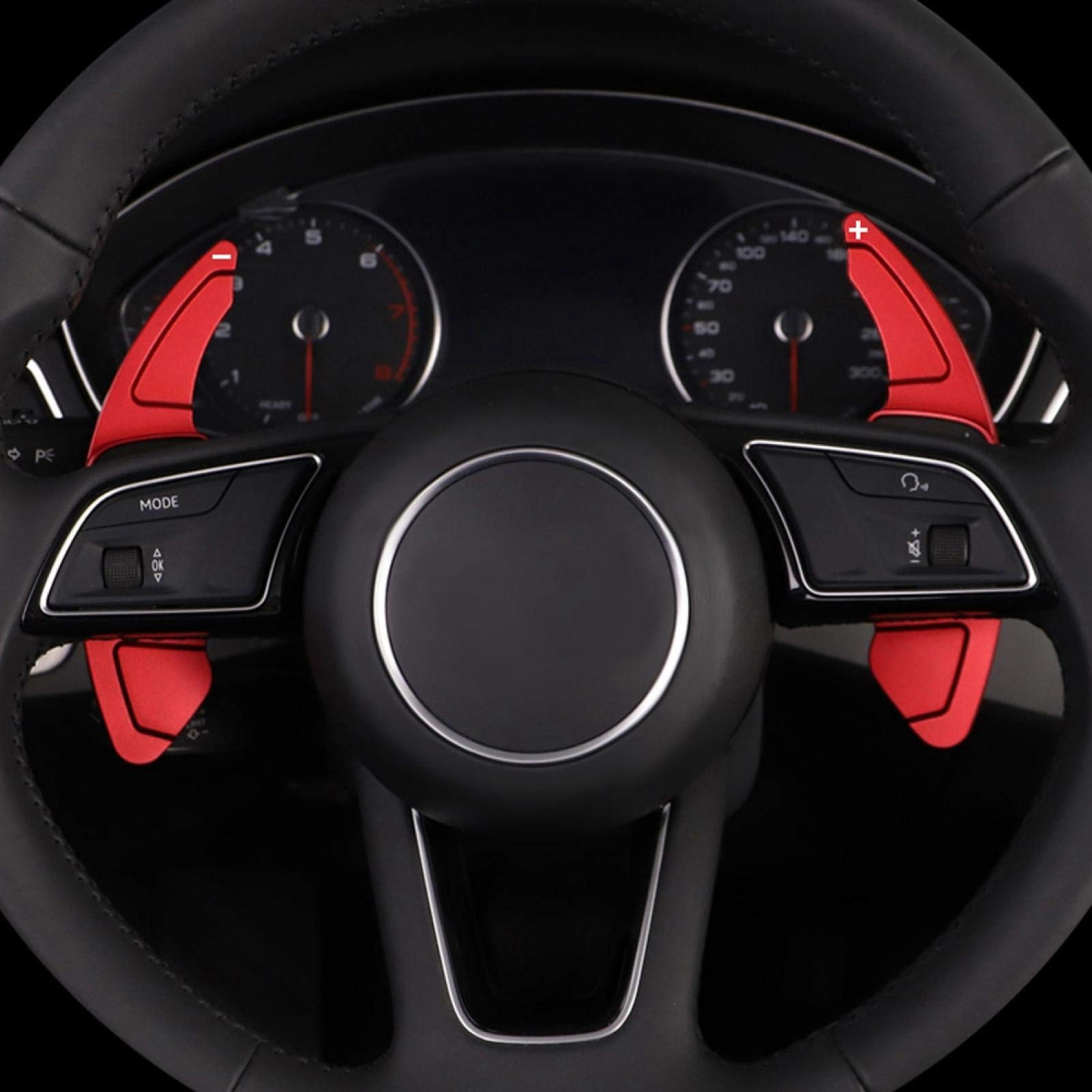 EBTOOLS Leva Cambio Cambio -2pcs Steering Wheel Paddles Aluminum Alloy Car Extended Blade Shifter Replacement For A4l Adatt