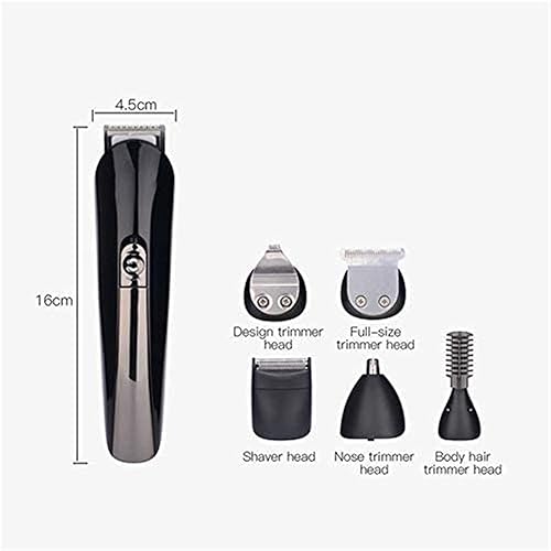 Miniatura 2 de Cortadora de pelo, kit de corte de pelo recargable inalámbrico y recortadora con cuchillas de titanio y cerámica, portátil y ligero