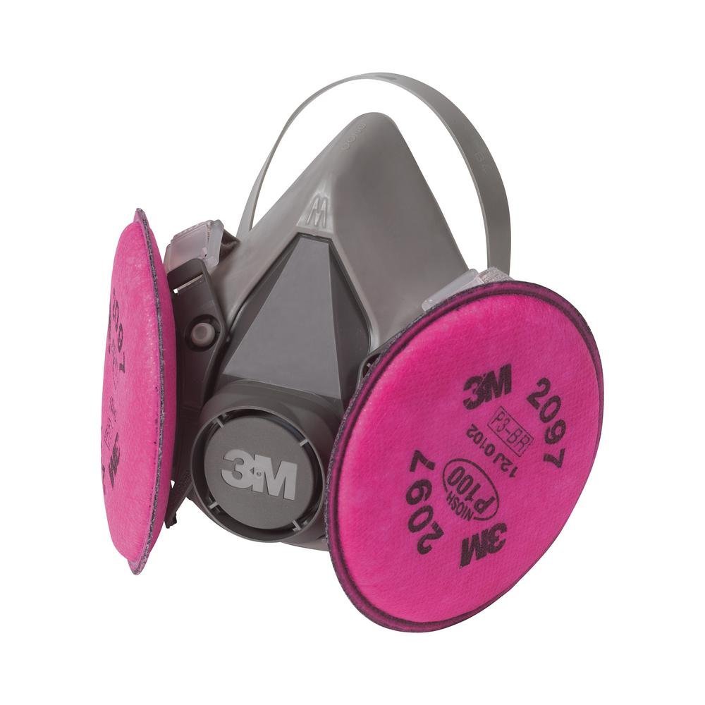 3M Mold and Lead Paint Removal Respirator,Medium,1/pk, 6297PA1-A-NA