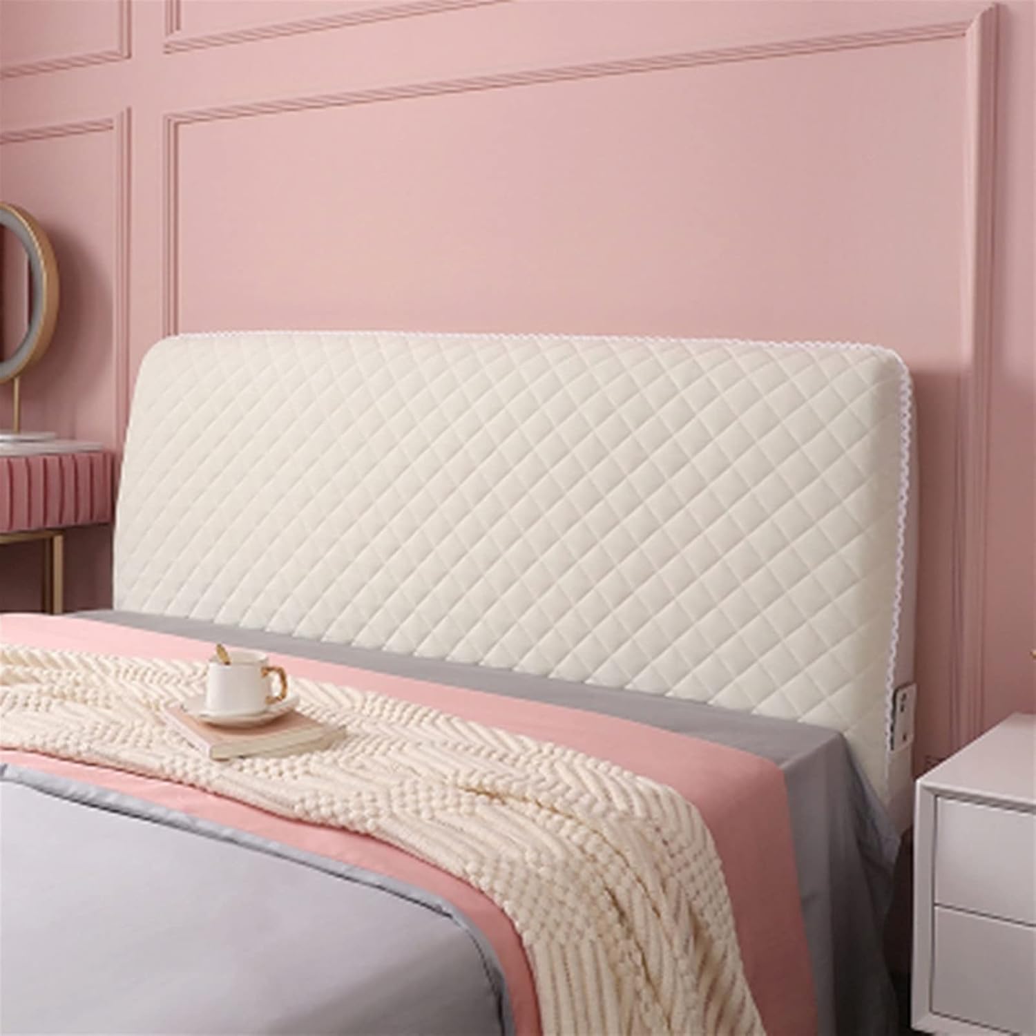 Headboard Covers Slipcover, Stretch Bed Headboard Covers