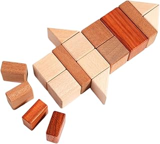 Sillas de bloques de madera para apilar, juego educativo – juego de juguetes de construcción – para niños y niñas de 5 a 7 años para guarderías infantiles, escuelas y cumpleaños