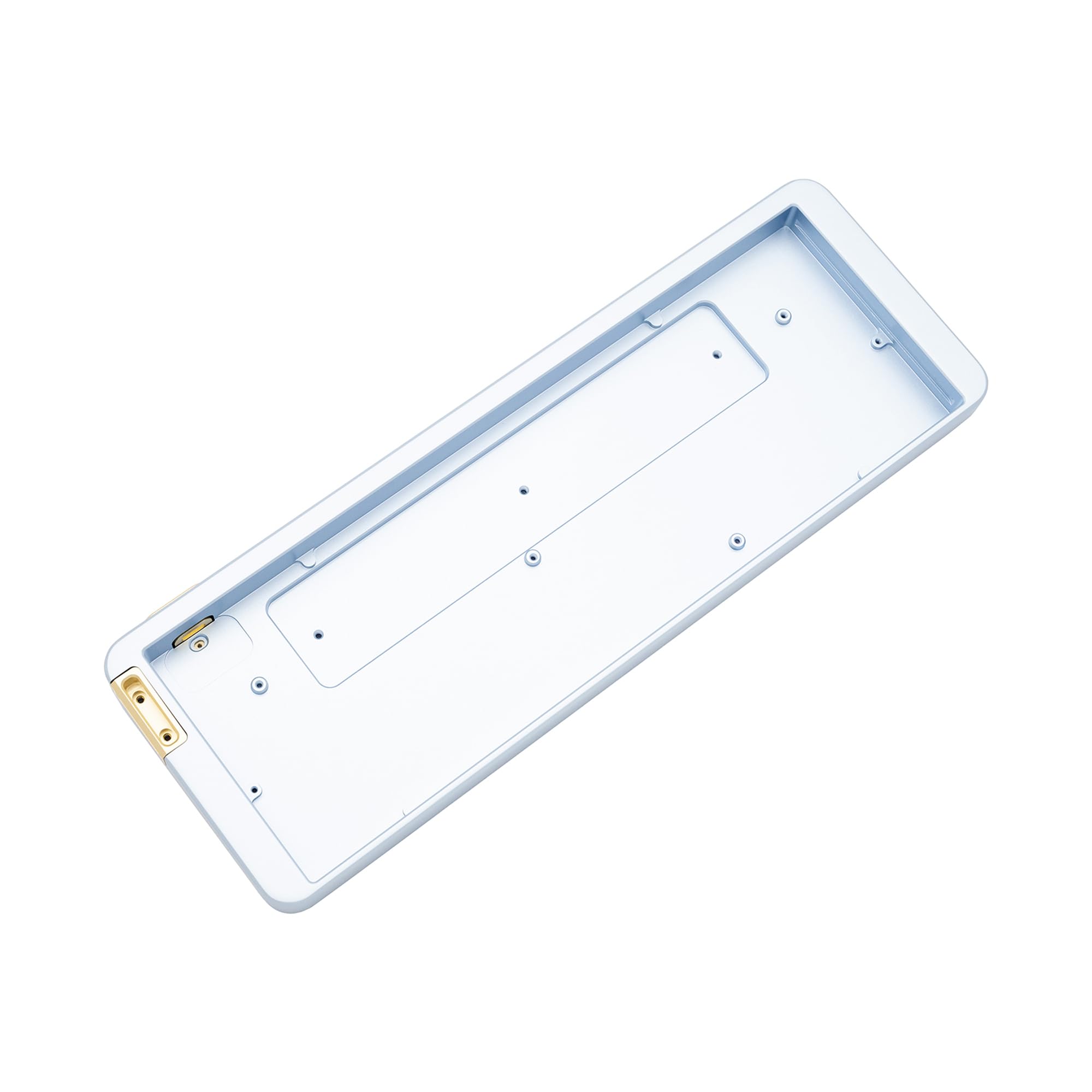 KPREPUBLIC KP TSLA60 Tsla 60 60% CNC rivestimento a polvere o anodizzazione per tastiera meccanica PCB BM60 Wooting60he 60he DZ60 Poker (TSLA60 Custodia anodizzante azzurra x1)
