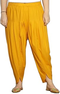 letsdressup Mustard Rayon Tulip Salwar | Tulip Salwar | Pants for Women | Plus Size XS to 8XL-picture-31