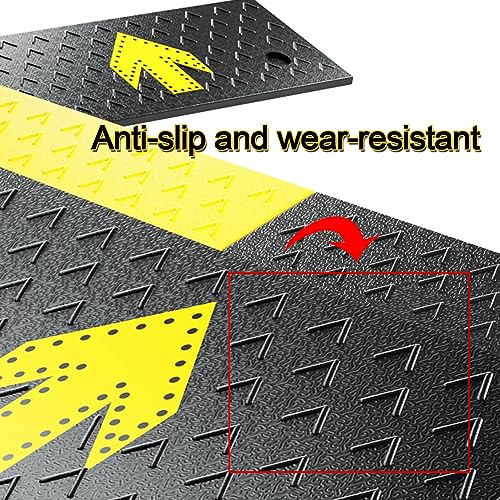 Rampas portátiles ligeras para silla de ruedas, rampa para perros, rampa para bicicletas, rampa para umbral o rampa para motocicleta (Tamaño: 1.6in) miniatura 5