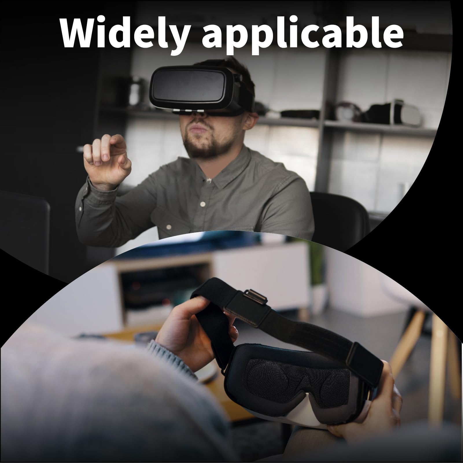 2 unidades de protección de objetivo VR compatible con Meta Quest 3S, Quest 3, Quest 2, Oculus RiftS, Valve Index, PICO, espuma premium, protección contra polvo y arañazos VR Lens Cover