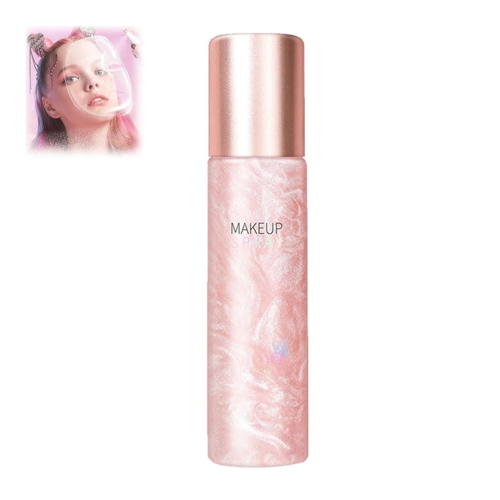 Glamstay+ Makeup Setting Spray,Makeup Setting Spray for Face, Matte Finishing Spray Long Lasting Face Mist, Moisturizing and Hydrating Makeup Setting Spray,Lasts Makeup for 12 Hours (1PC)