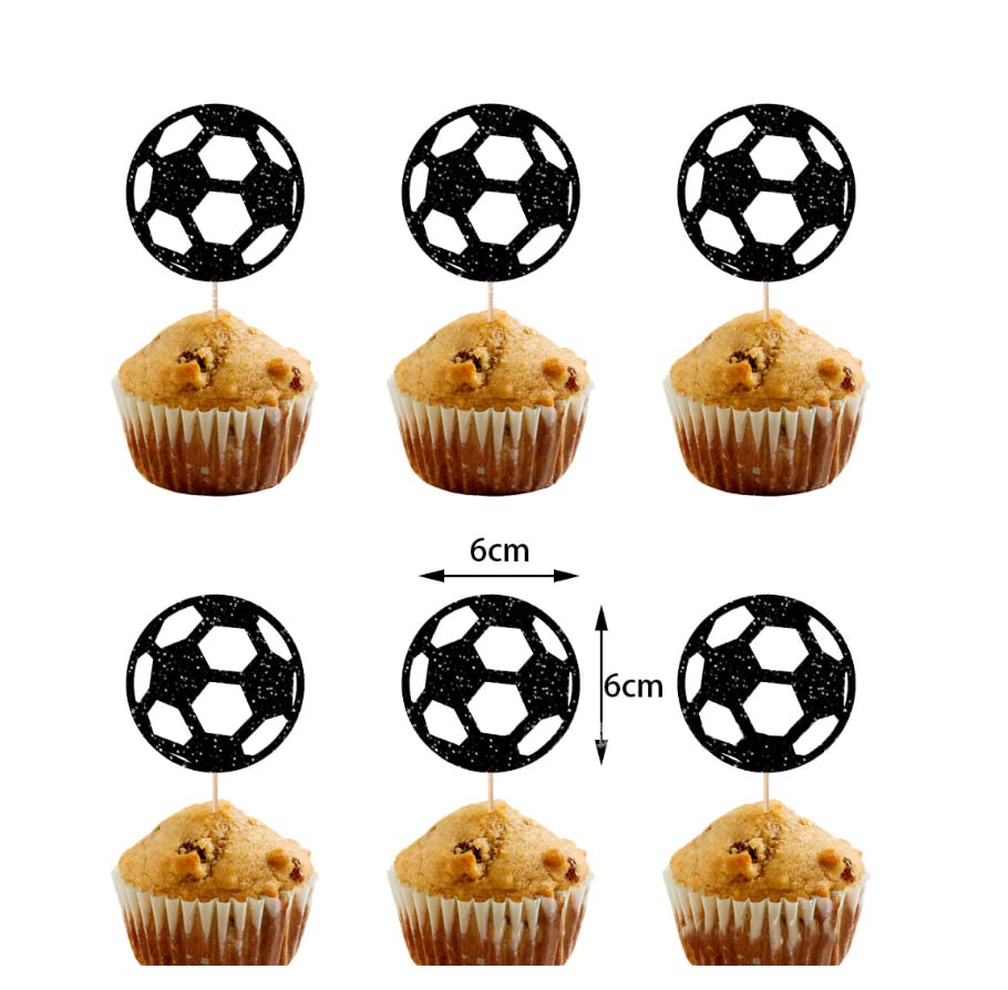Toppers per cupcake da calcio Decor Cupcake Cibo Stuzzicadenti Cottura