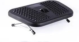 Apoio Pés Ergonômico Roldana Central 1.5.2.1 Preto Resolve