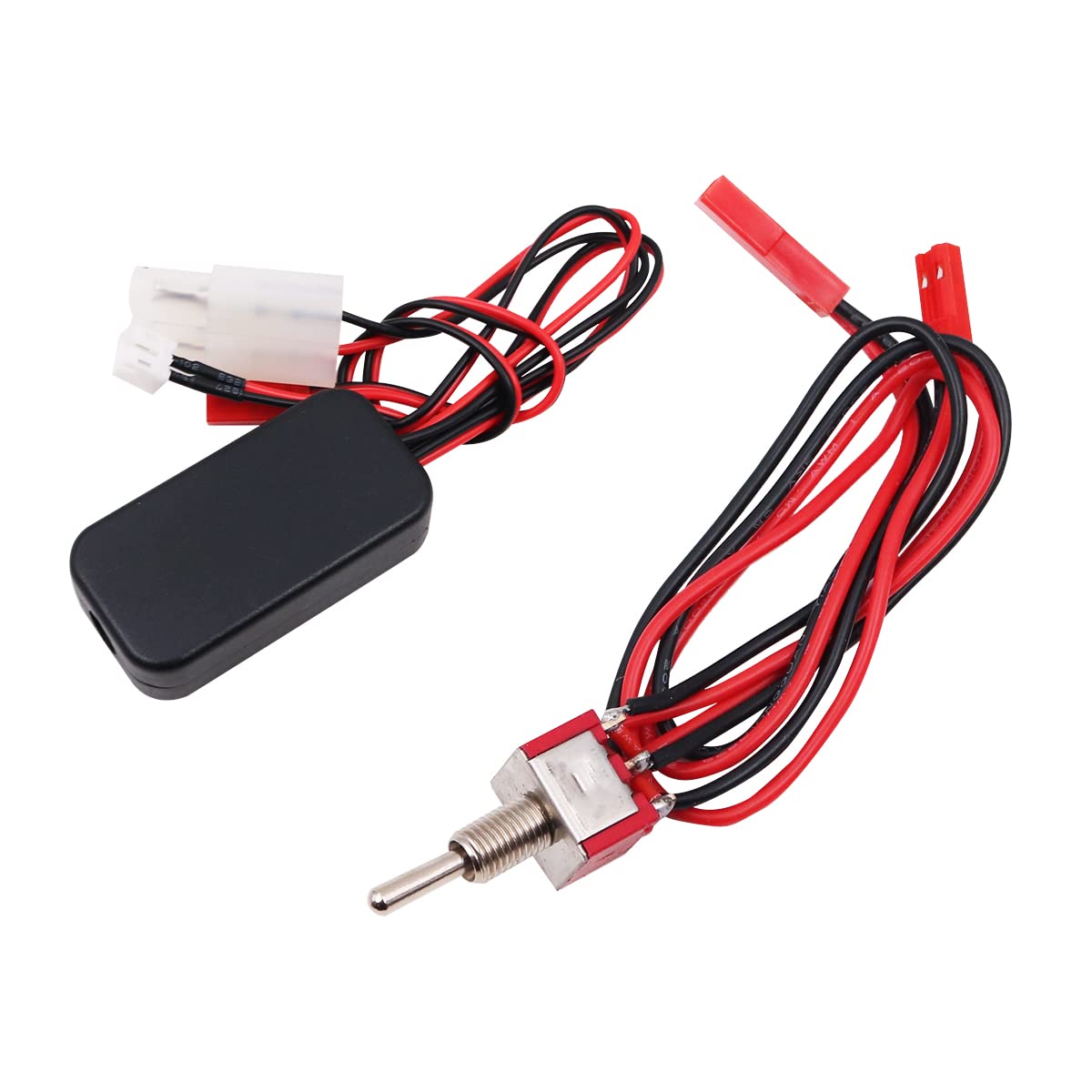 WANGCL Juego de cabrestante de Coche de Escalada de simulación, Modelo de Metal eléctrico, Accesorios de Coche de Oruga, Compatible con Axial SCX10 RC4WD D90