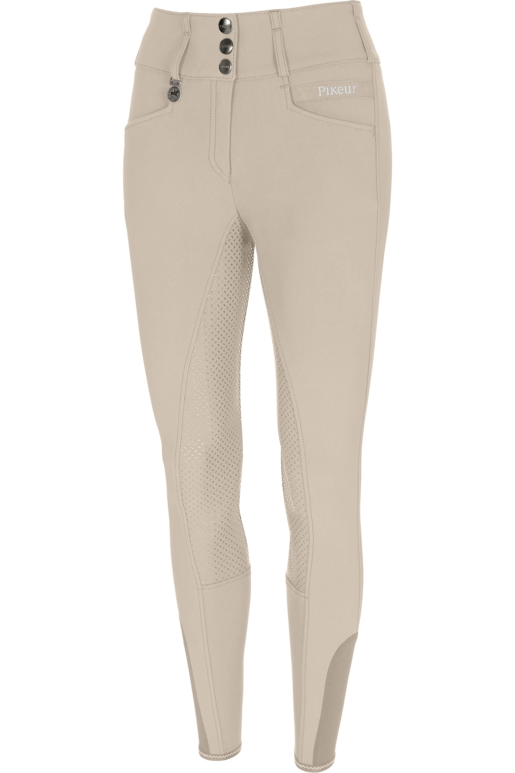 Pikeur Womens Candela Full Seat Grip Breeches - Vanilla Cream