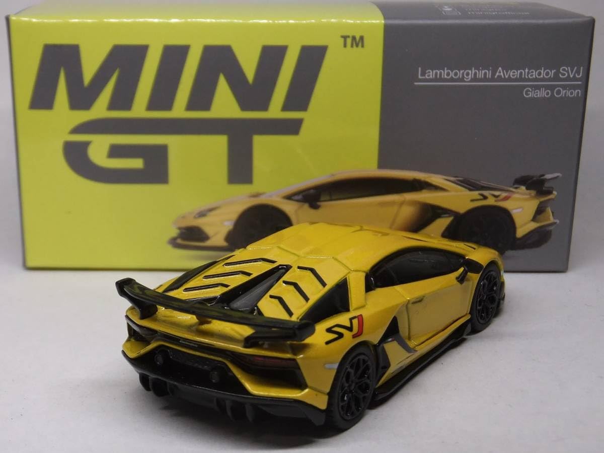 Amazon.co.jp: MINI GT ランボルギーニ アヴェンタドール SVJ Giallo