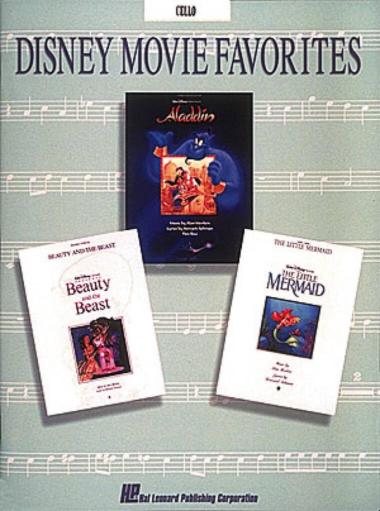 Disney Movie Favorites: Cello Instrumental Solos: 16 Favorite Songs - Cello