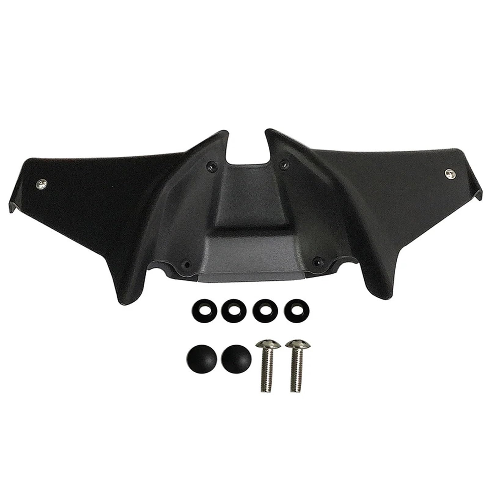 Dekoracja motocykl tylny spojler Pasuje do motocykla Honda Hornet CB 750 HORNET 2023 2024 Przedni docisk Spoilery Winglet Aerodynamiczny zestaw skrzydeł(Black)