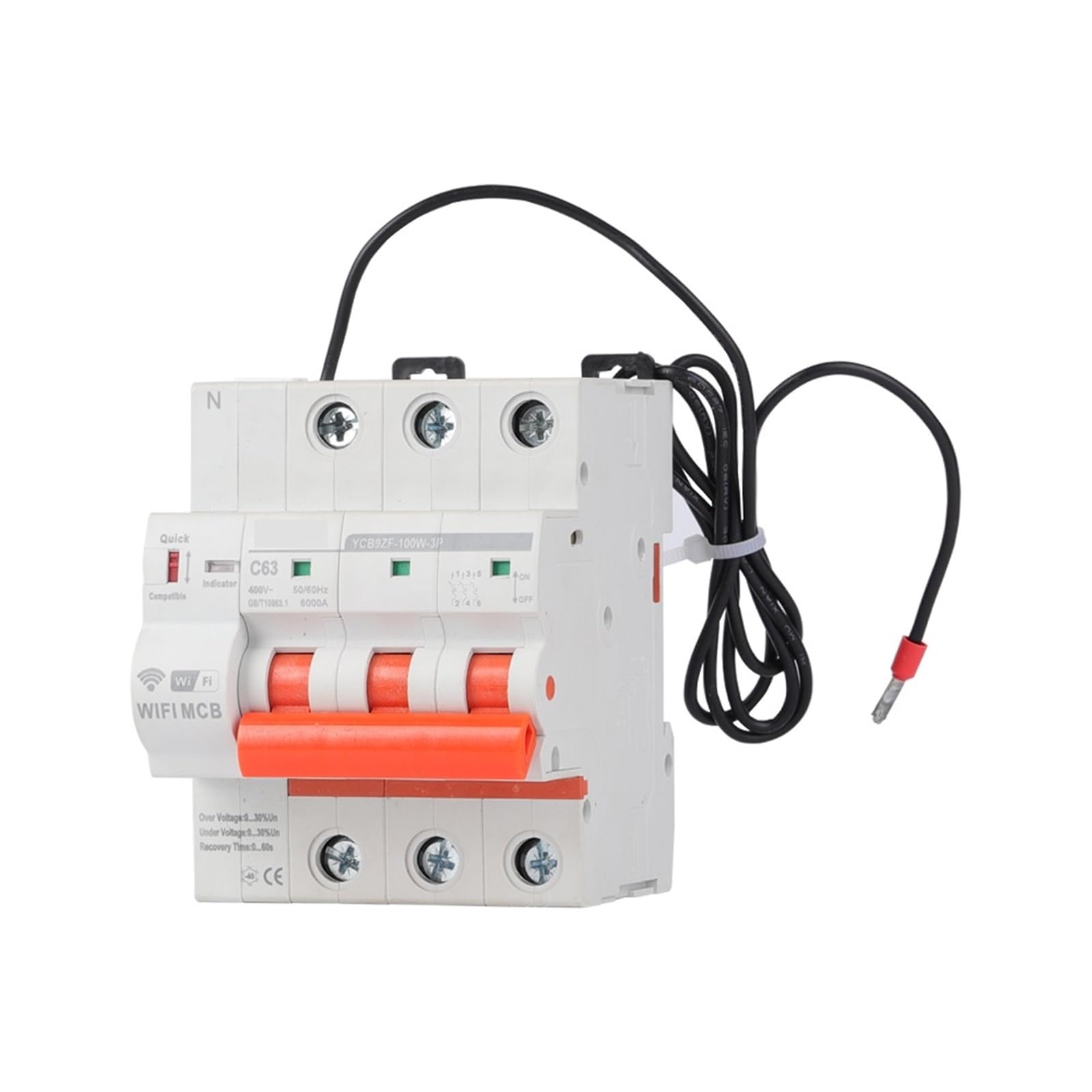 Interruttore automatico CNC Timer Telecomando Intelligente Automatico Intelligente Interruttore WIFI MCB (40A)