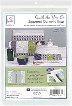 June Tailor Zippity Doo Cosmetic Bags (2) - Light Gray Zip