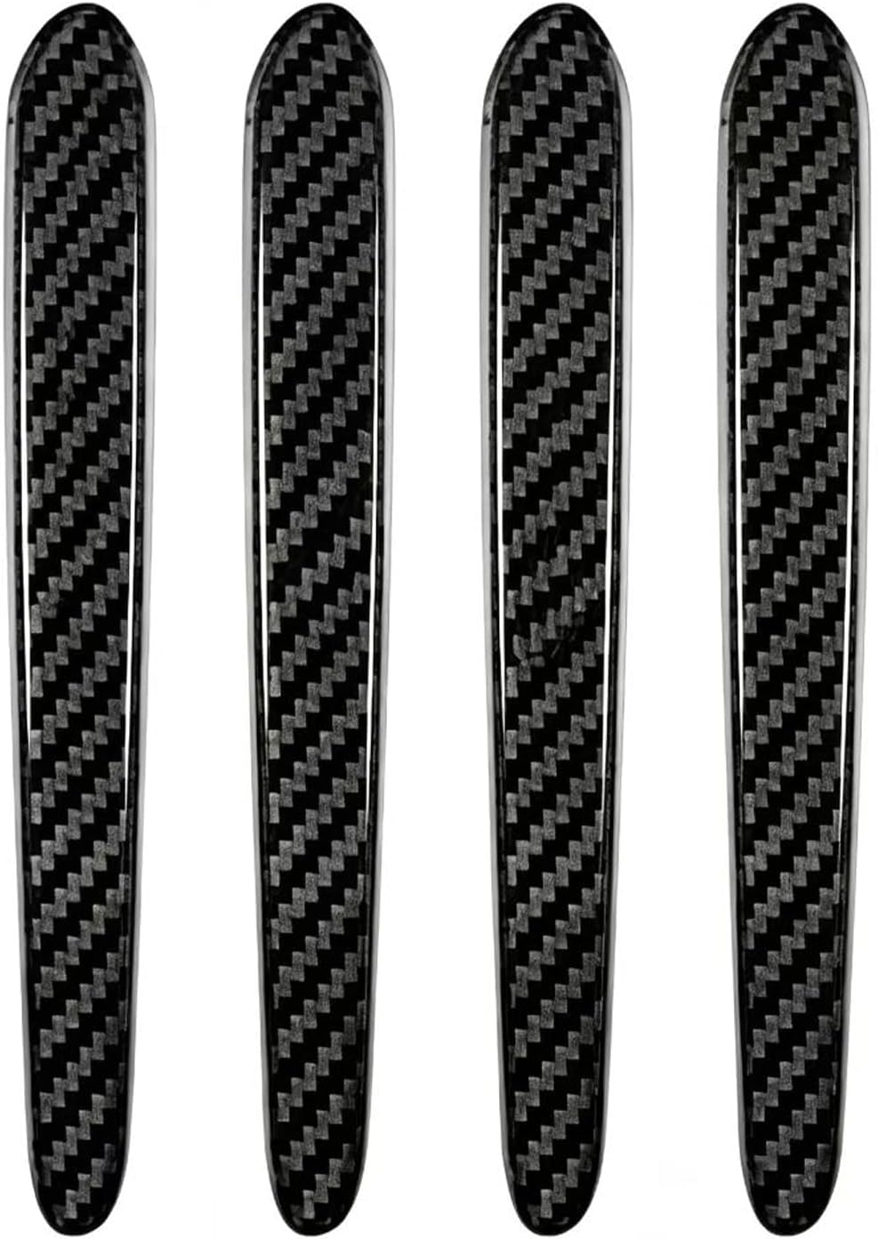 Yyuguibeg Normal 4 Pcs Car Door Protectors Edge Guards For Hyun Dai I10 I20 I30 I40 Ix20 Ix35, Carbon Fiber Anti-Collision Strip,Buffer Trim Molding,Trim For Vehicle Safety