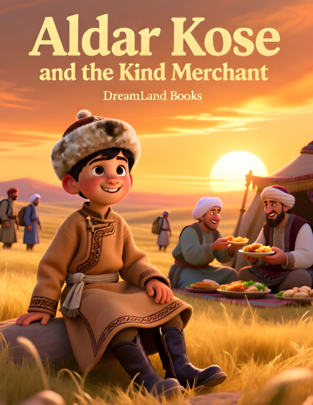The Wise Adventures of Aldar Kose: The Kind Merchant: A Heartwarming Folktale About Kindness, Sharing, and Wisdom for Children