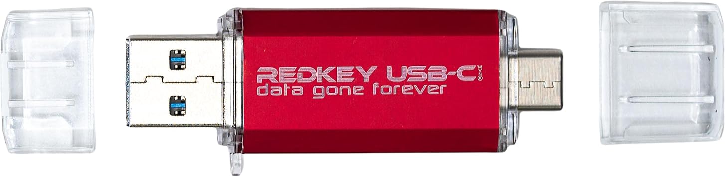Redkey USB ++ Ultimate Computer Data Wipe Tool: Industry Standard Cyber Security. Certified Secure Erase. Easy Compliance. Wipe Mobile Devices. PC & More.