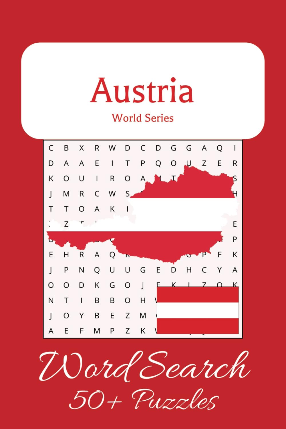 Austria Word Search Puzzle Book: Word Searches with Easy to Read Print about Austria | 6x9 Inches, 110 Pages