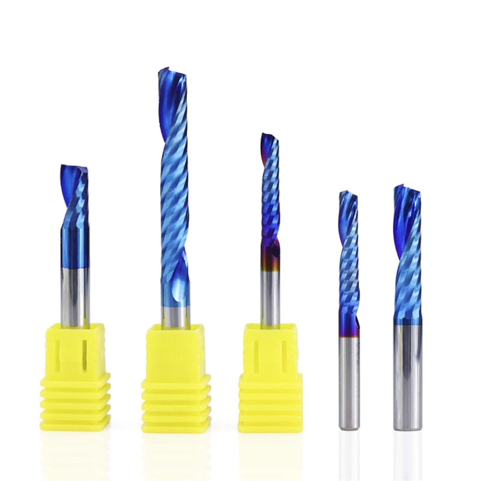 Fresas de mango Brocas de enrutador, 1 Uds. 1 fresa de extremo de flauta, fresa de extremo de carburo,(4x28x50L)