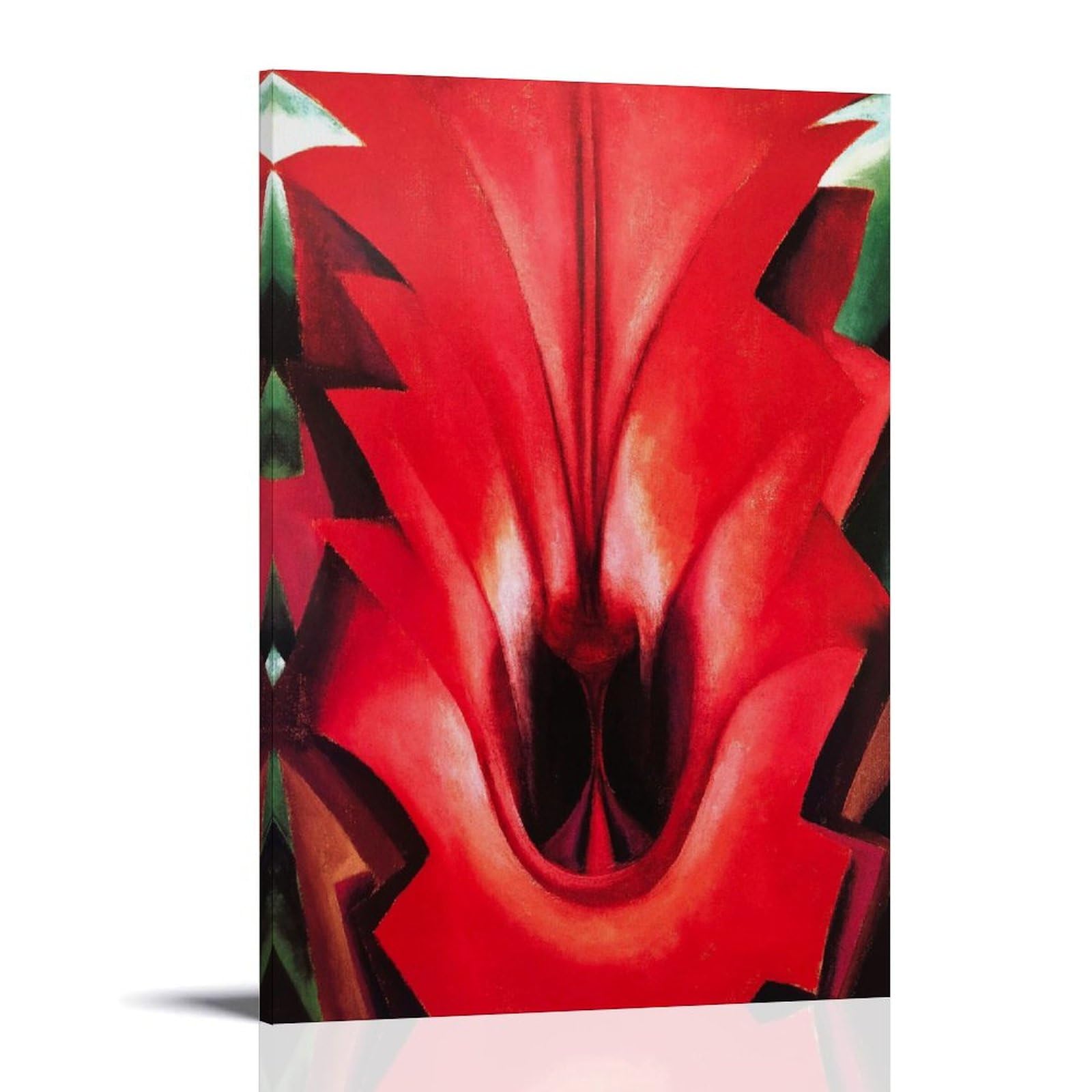Red Cannas（ジョージア オキーフ）アートポスター Amazon.co.jp: ジョージア・オキーフ(Georgia O'Keeffe) 名作