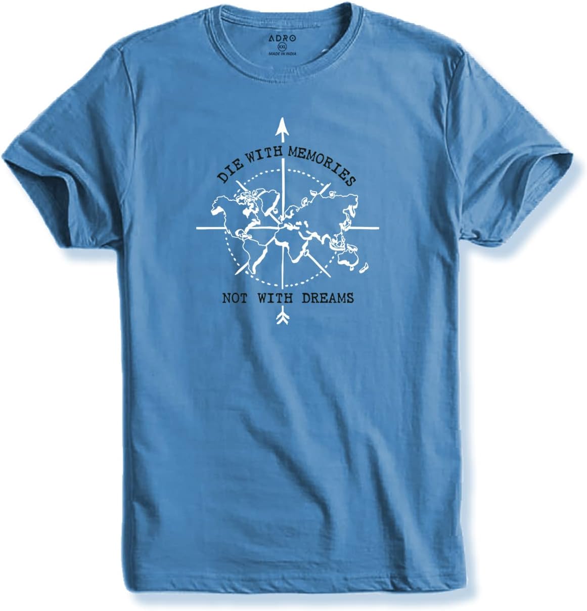 ADROMen's Solid Regular Fit T-Shirt