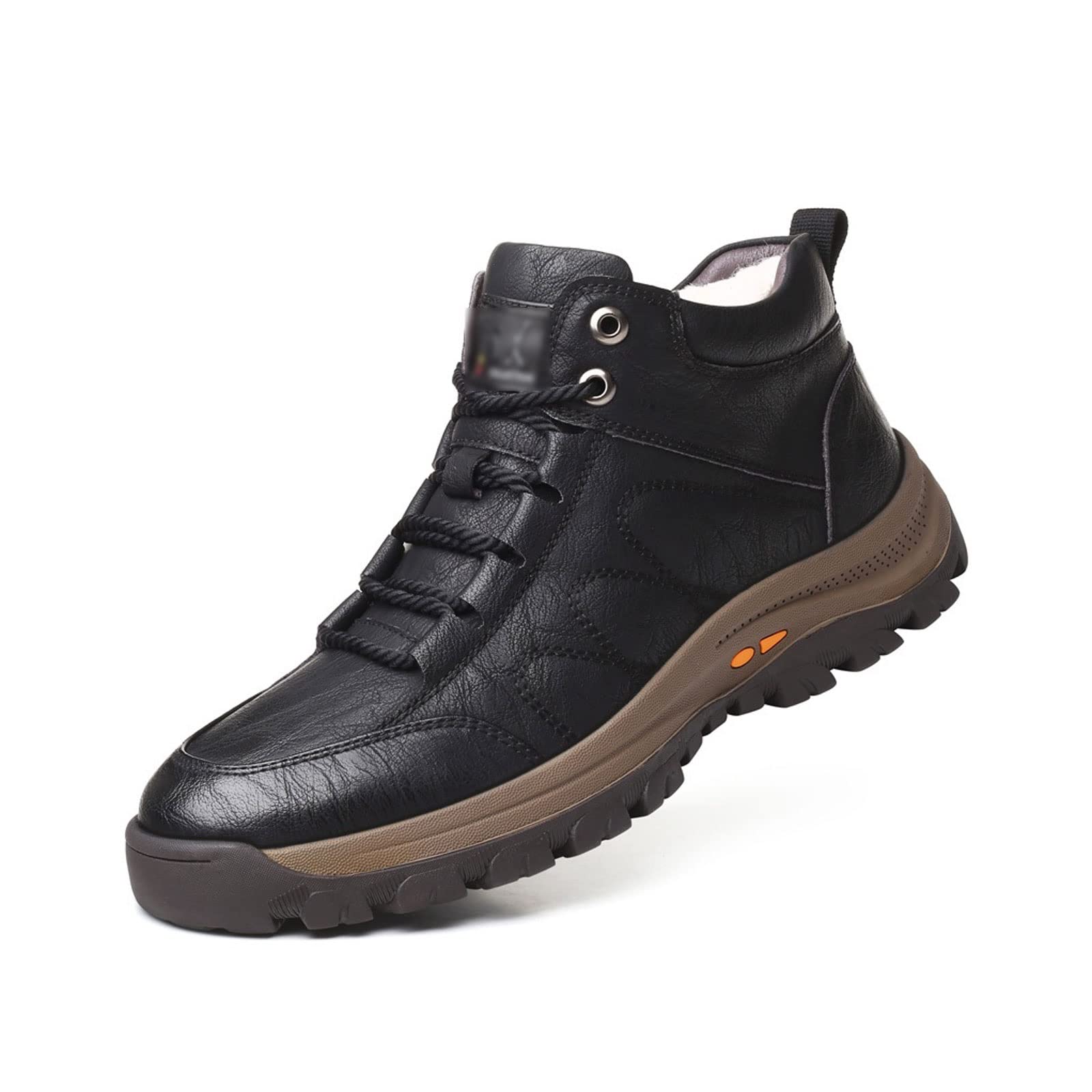 CHDWEY Oxford Schoenen Heren Winter Heren Wol Bont Laarzen Outdik Dikke  Composiet Sole Casual Schoenen Koeienhuid Lederen Designer Naaien  Enkellaarzen(SIZE 6UK/39EU) : Amazon.nl: Kleding, schoenen \u0026 sieraden
