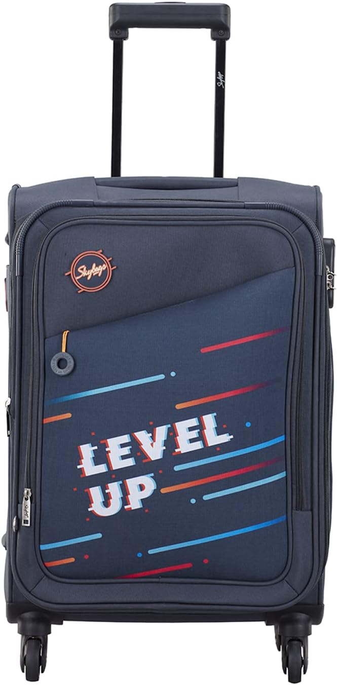 SkybagsPolyester Soft Luggage- Suitcase(STTR_Grey)