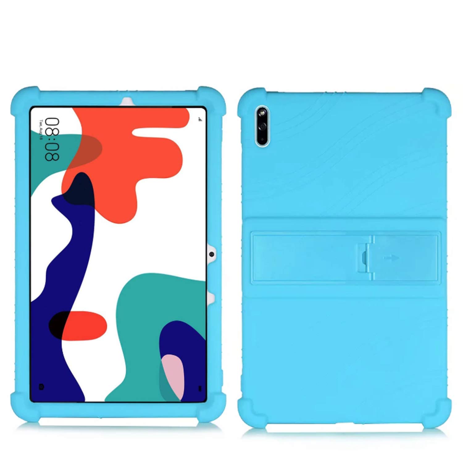 Custodia SsHhUu Per Huawei MatePad 10.4 2020: Morbida E Antiurto Per Bambini (Modelli BAH3-AL00/BAH3-W09), Nero
