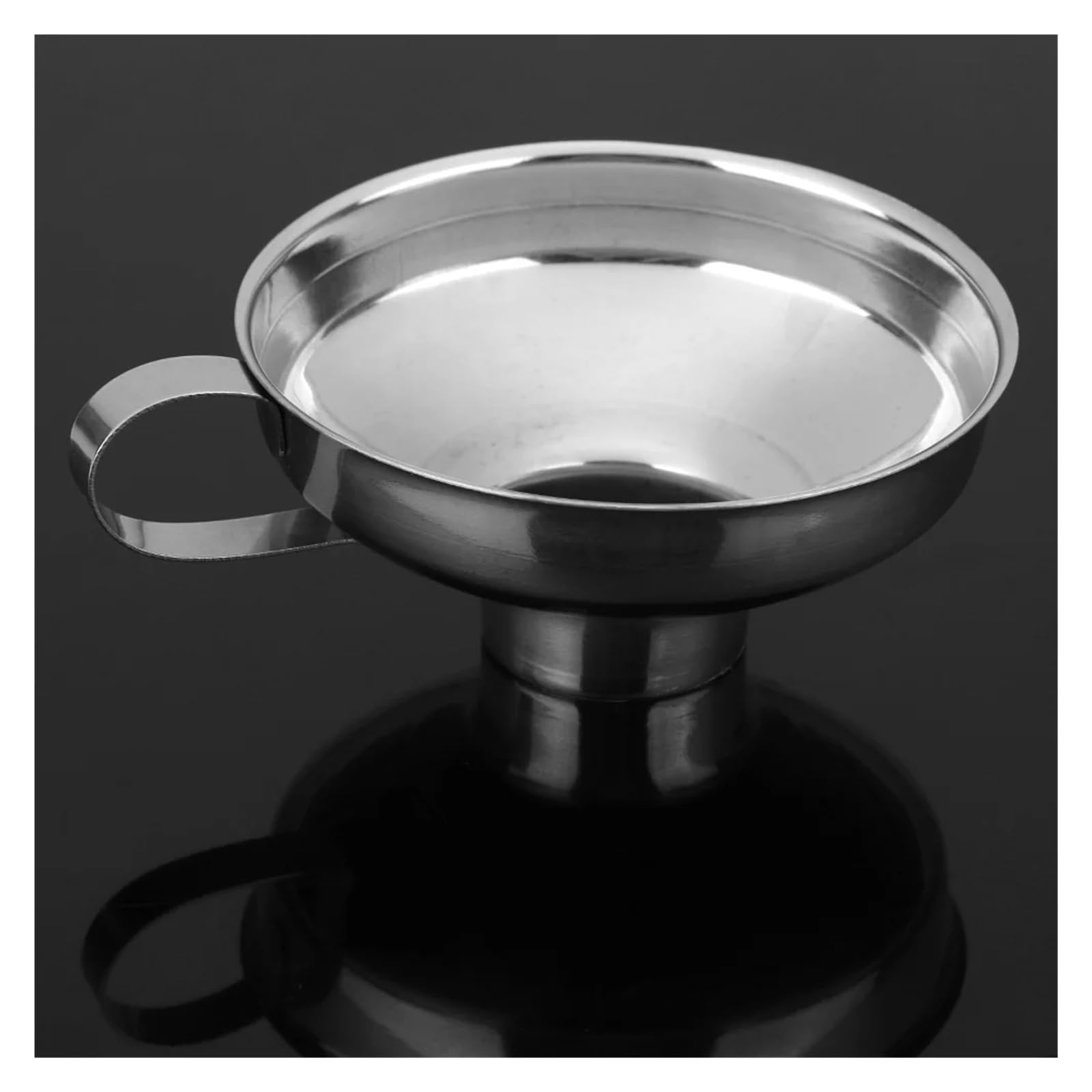 Funnels (hogar y Cocina) Embudo de Boca Ancha de Acero Inoxidable for enlatado, tolva, Embudo de aderezo for Ensalada Gruesa, Lata de Boca Ancha for Aceite, Vino, Utensilios de Cocina