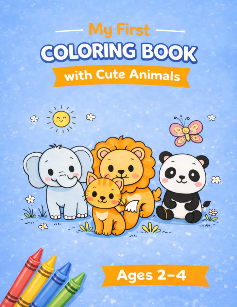 My First Coloring Book with Cute Animals