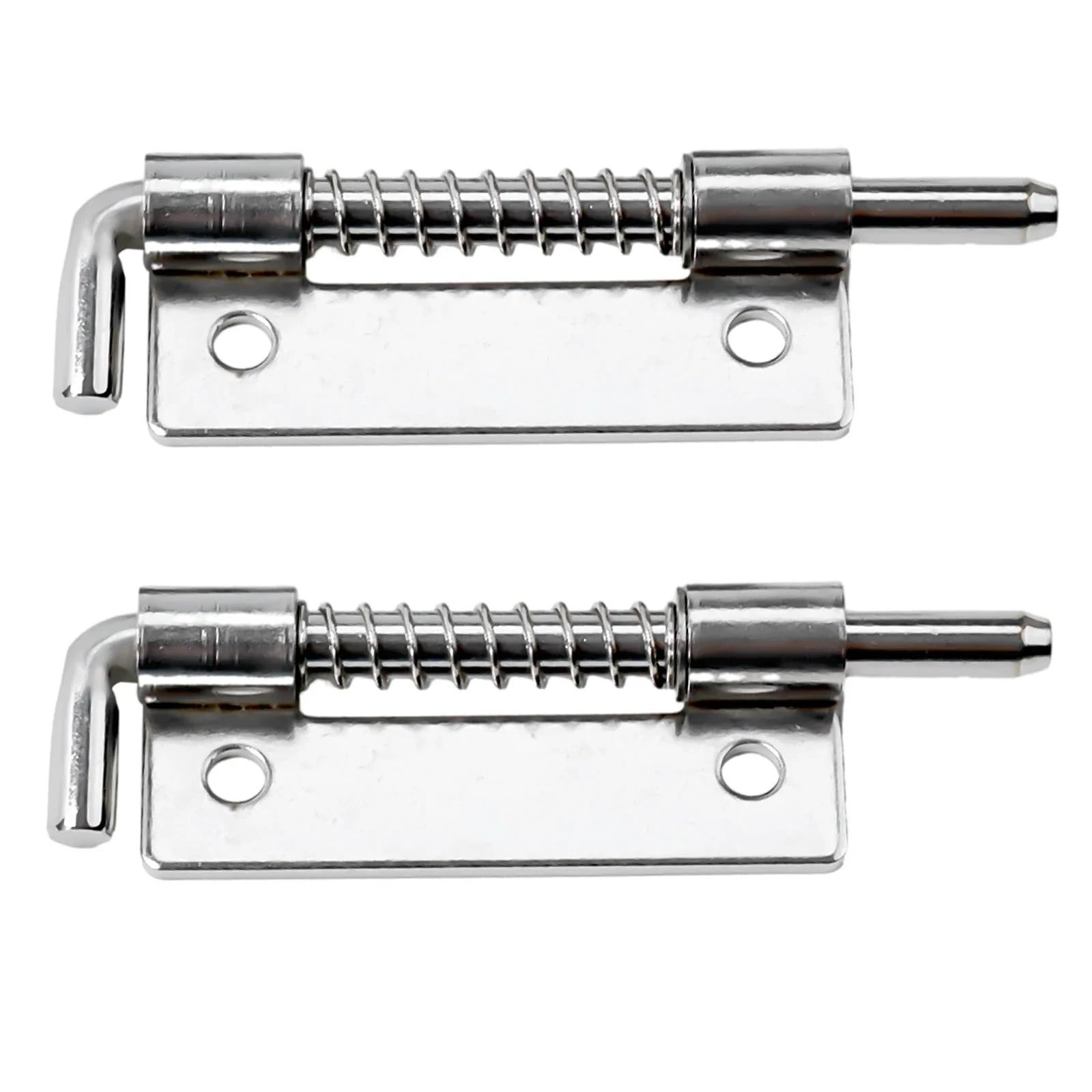 Spring Latch 20Pcs Garage Door Lock Latch Spring Latch Stainless Steel Spring Bolts Latches Security Bolt Latch Cabinet Hinges Hardware(M Left)