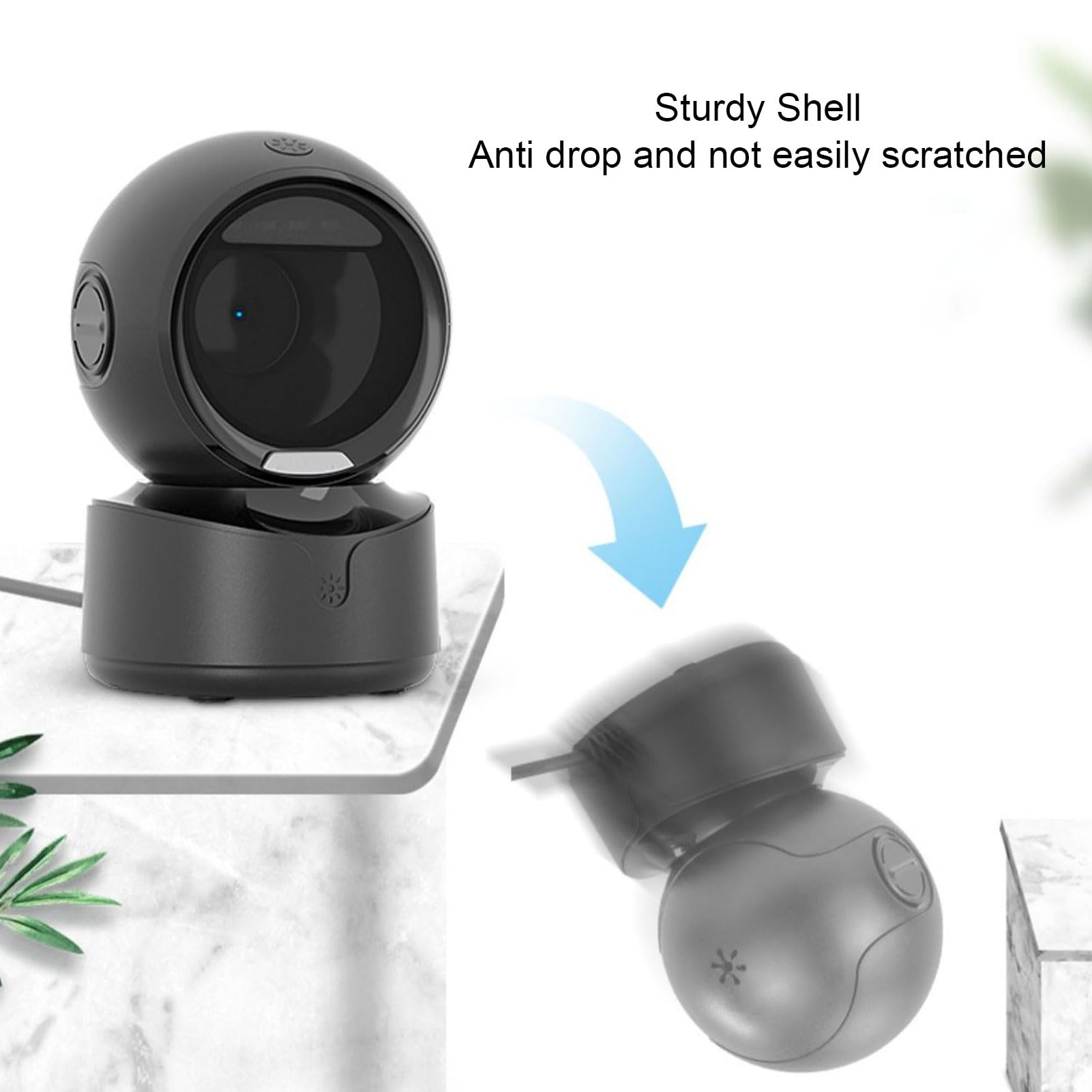 Pulpitowy Skaner Kodów Kreskowych Wielokierunkowy Czytnik Kodów