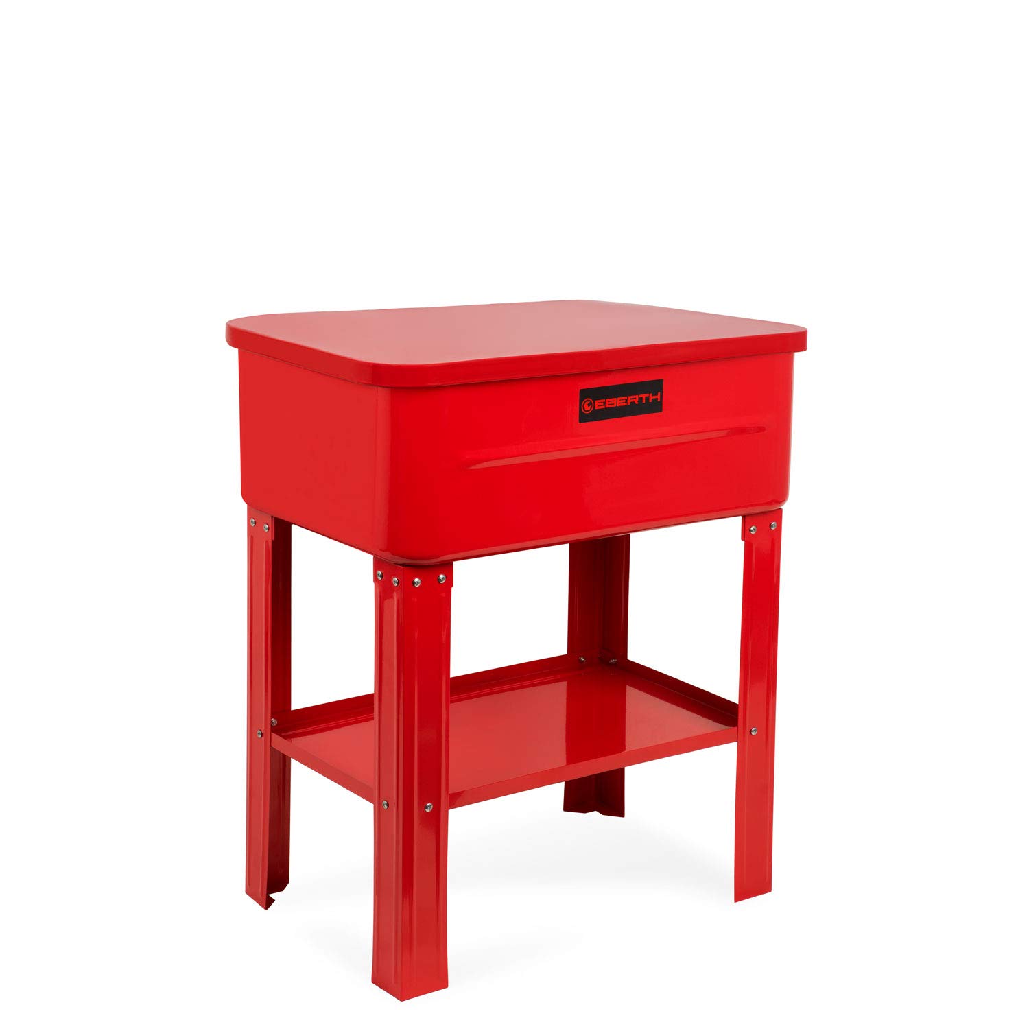 EBERTH Fontaine de Dégraissage des Pièces Mécaniques avec Pompe et Grand Bac de Lavage de 80L, Fontaine de Nettoyage Professionnel pour Atelier mécanique, Appareil électrique avec Débit de 10L/Min