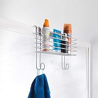 Metaltex serie Radius - Cestello con 2 ganci - (403801)