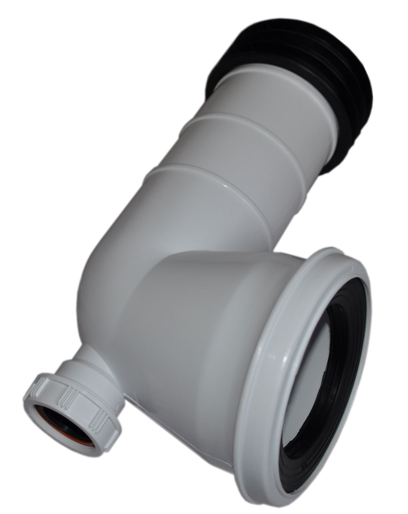 90 Degree Bent Toilet Pan Connector & 32mm Boss (Internal Drainage & Waste/Flexible/Pan Connector)