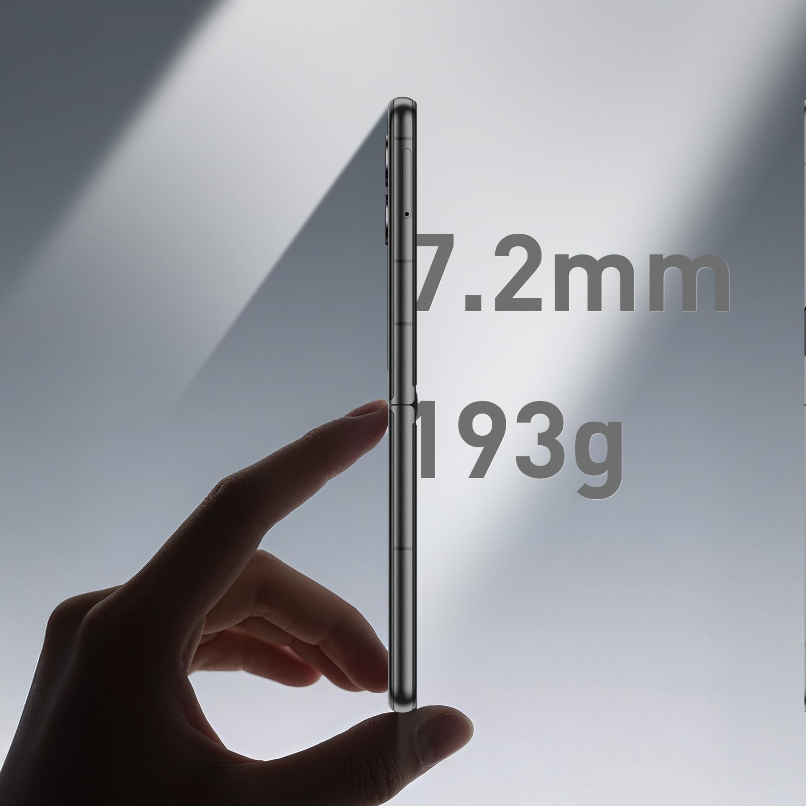 ZTE Nubia Flip 2 5G, Smartphone Plegable con IA, 8GB+256 GB, Pantalla FHD+ AMOLED 6,9" 120Hz, Cámara 50MP, Batería 4325mAh, Carga Rápida 33W, Android 14, Incluye Funda, Negro