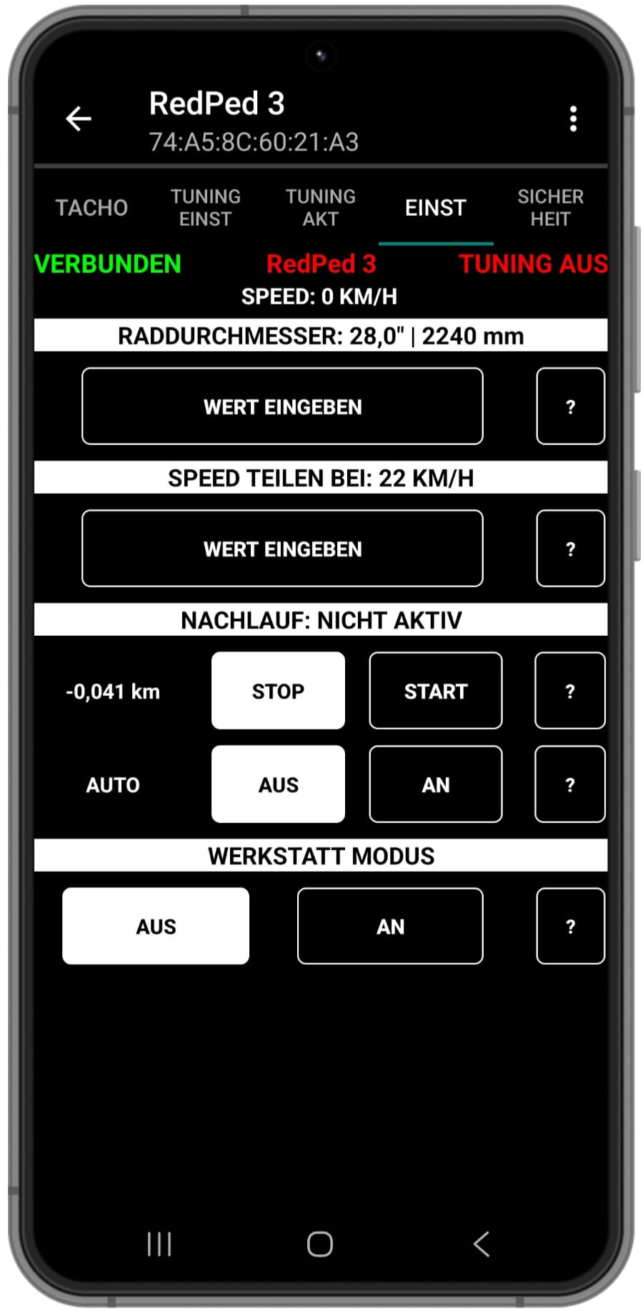 3 für Bosch Gen2 bis Gen4 E-Bike Tuning mit App (Nicht Smart) eBike