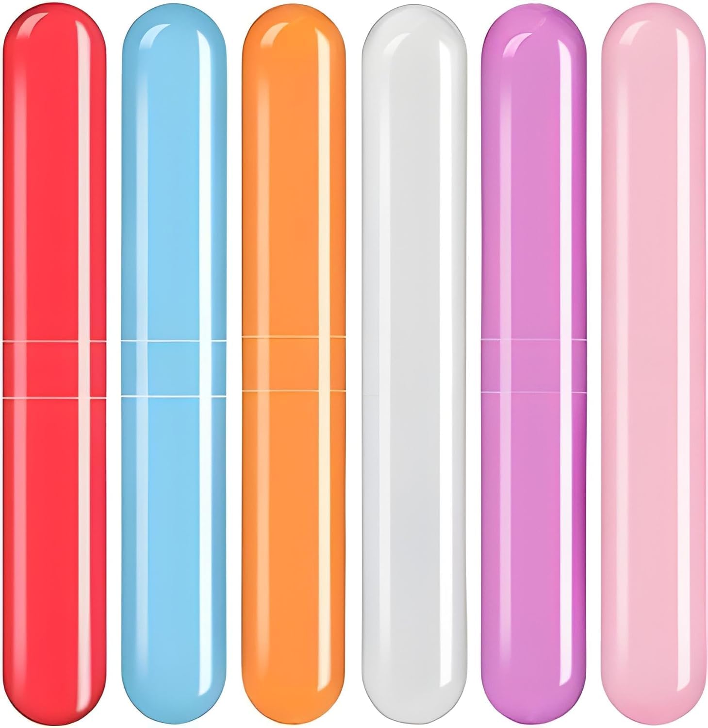 Garth 6-Piece Toothbrush Holder - Travel & Home Protection -1