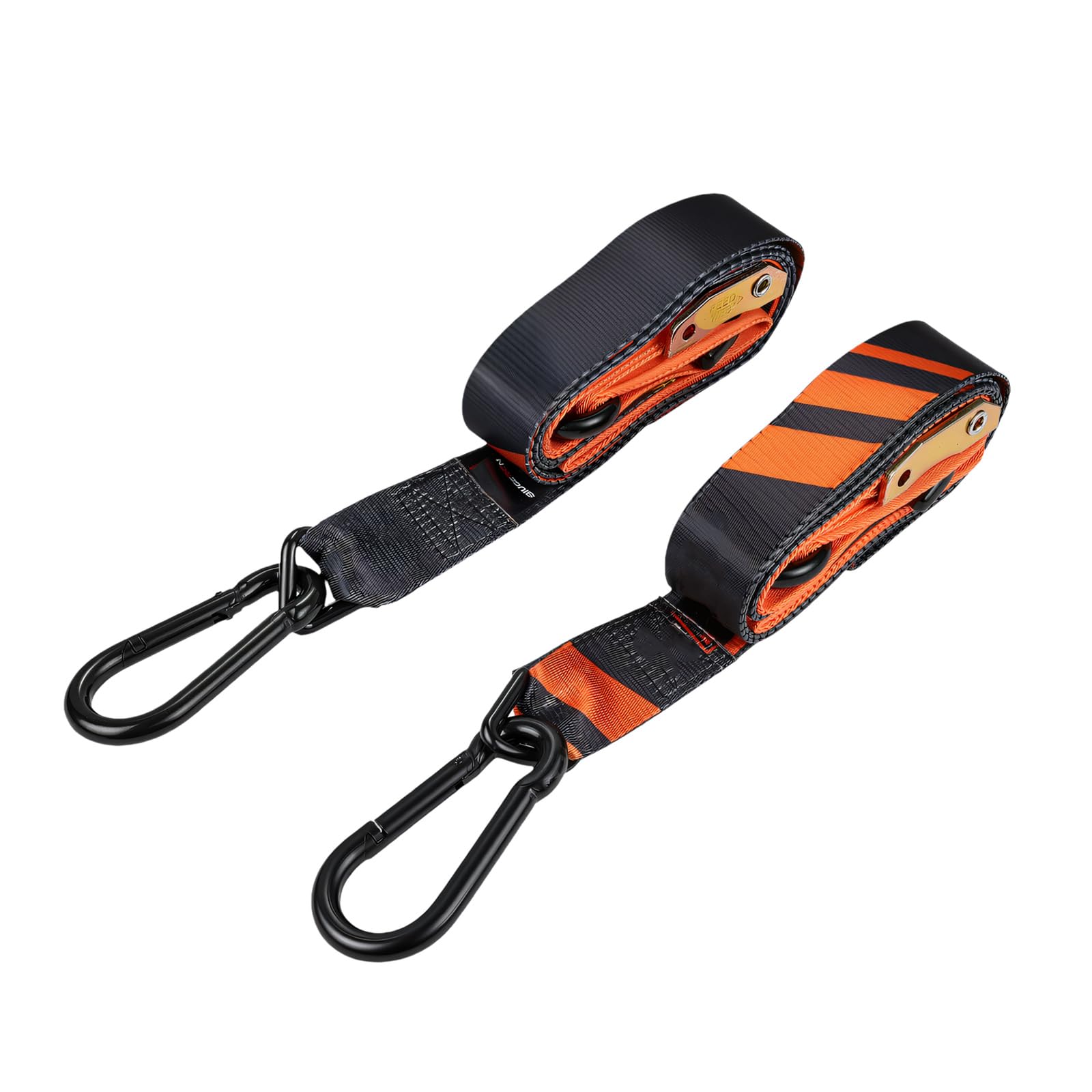 Sangle de sécurité pour Bagages, Sangle tissée de 38mm pour avec Crochets métalliques, Aide à l ' arrimage réglable pour Le Transport
