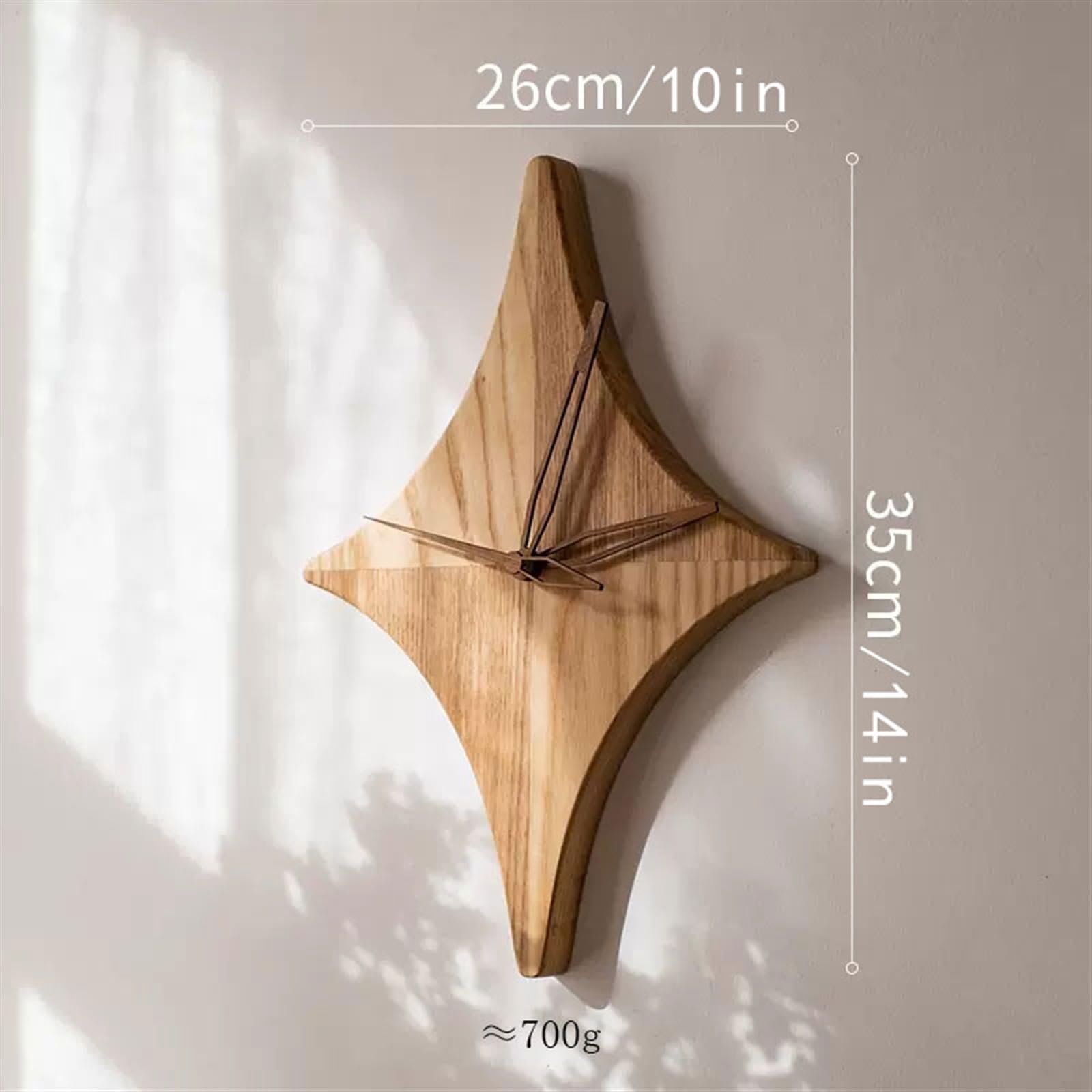 Cucina Orologio da parete in legno Moda Soggiorno Camera letto Studio semplice Decorazione creativa Decorazioni per interni